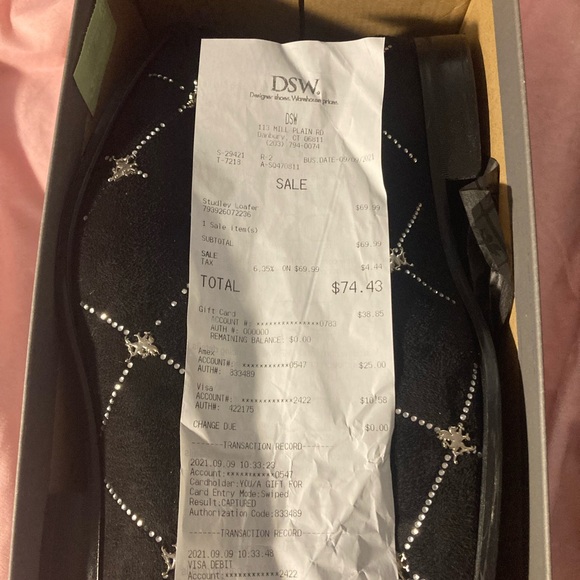 Black Suede Slip-On Loafers - Picture 5 of 7